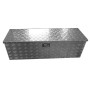 [US Warehouse] Flower Texture Aluminum Plate Car Tool Box with Lock, Size: 123x38x38cm